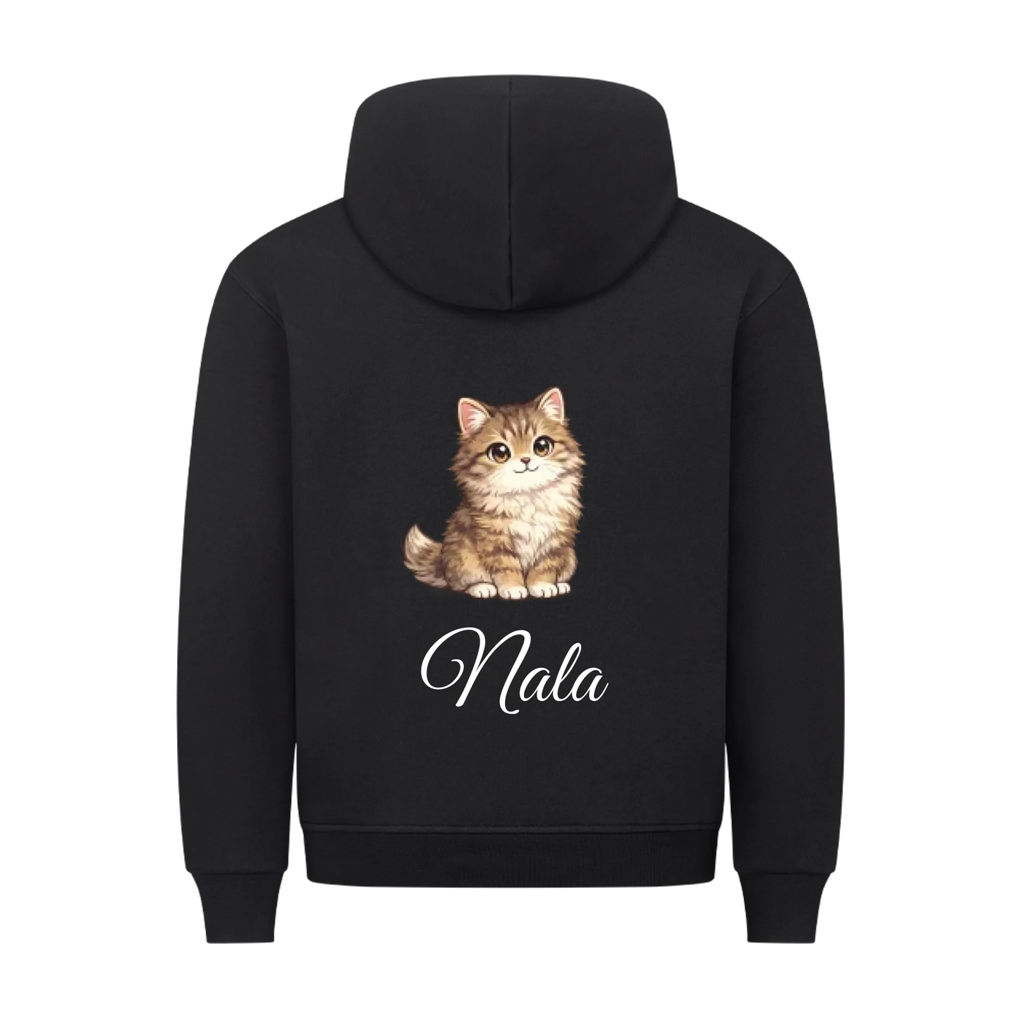 Dein Haustier im Cute Cartoon Stil - Hoodie Rückendruck