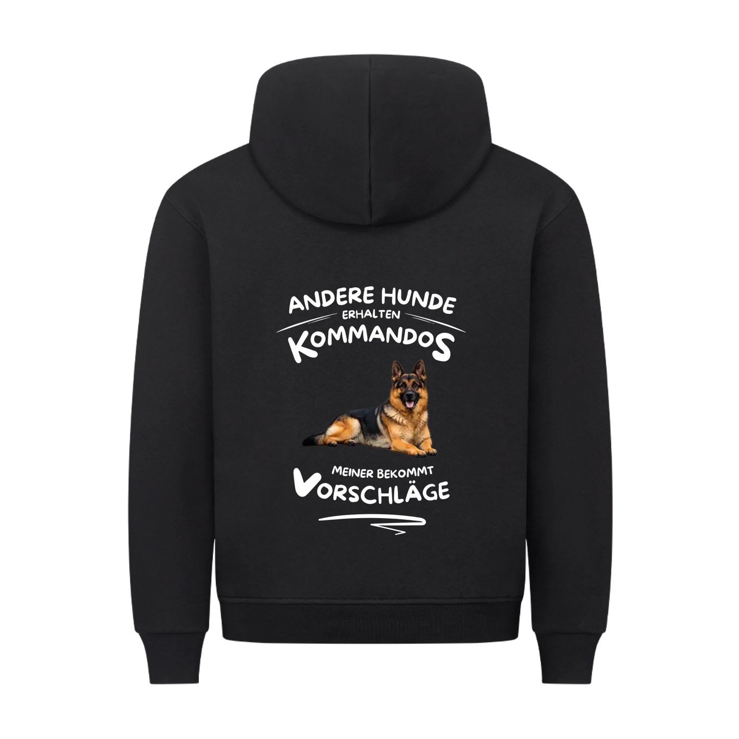 Andere Hunde erhalten Kommandos Meiner Vorschläge - Hoodie Rückendruck