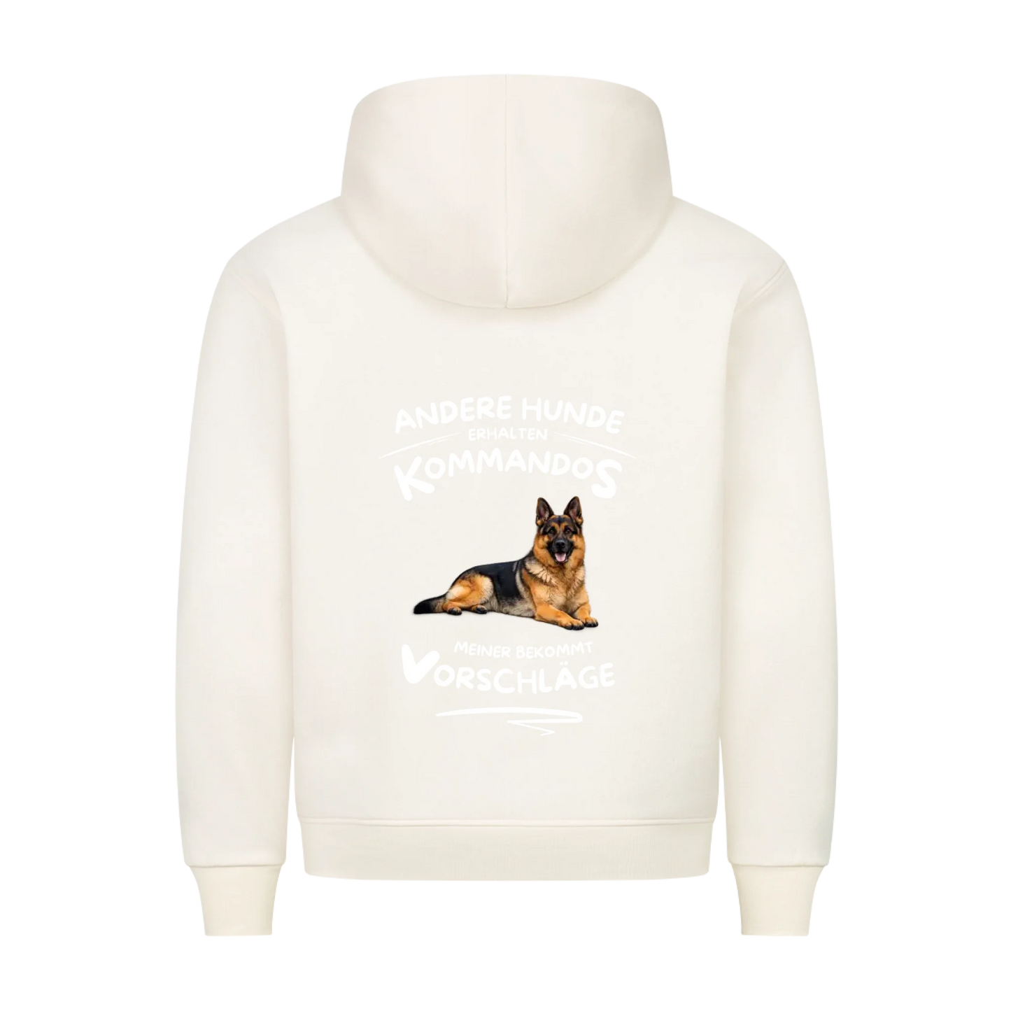 Andere Hunde erhalten Kommandos Meiner Vorschläge - Hoodie Rückendruck