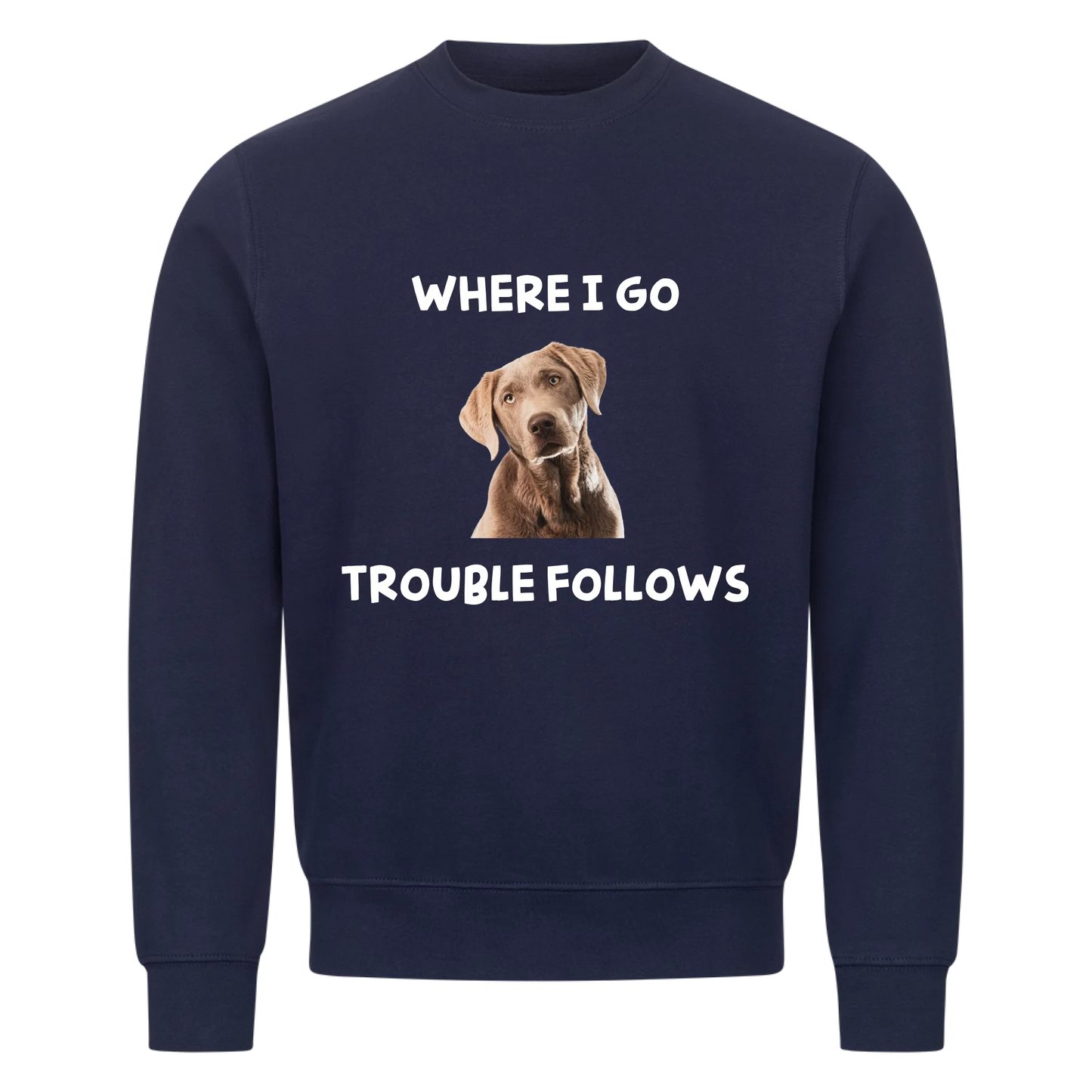 Where i go trouble follows - Sweatshirt / Pulli