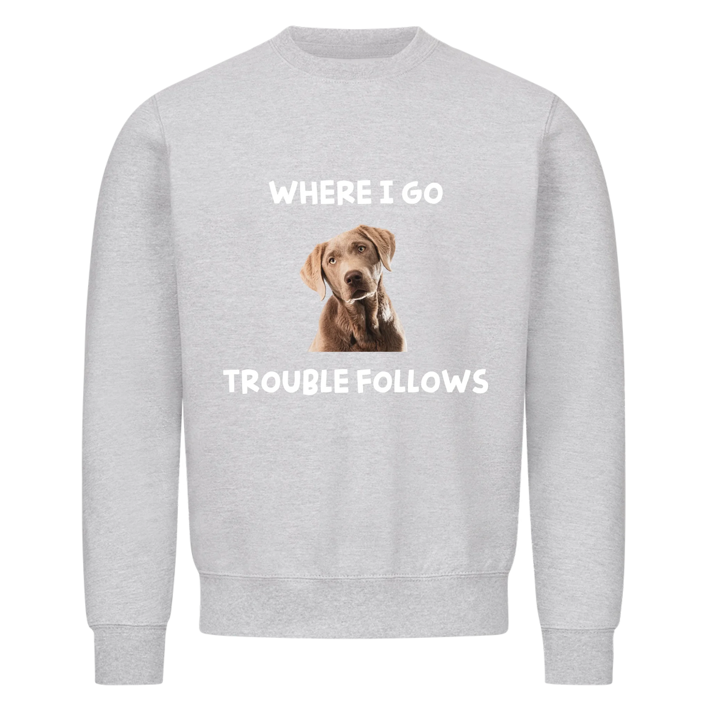 Where i go trouble follows - Sweatshirt / Pulli