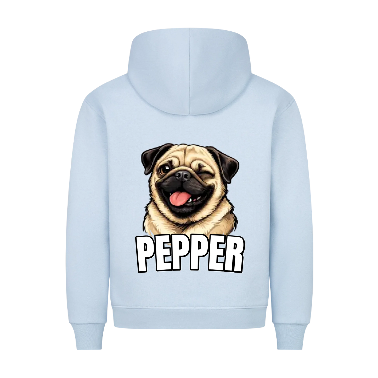 Stolzes Haustier Hund Katze - Hoodie Rückendruck