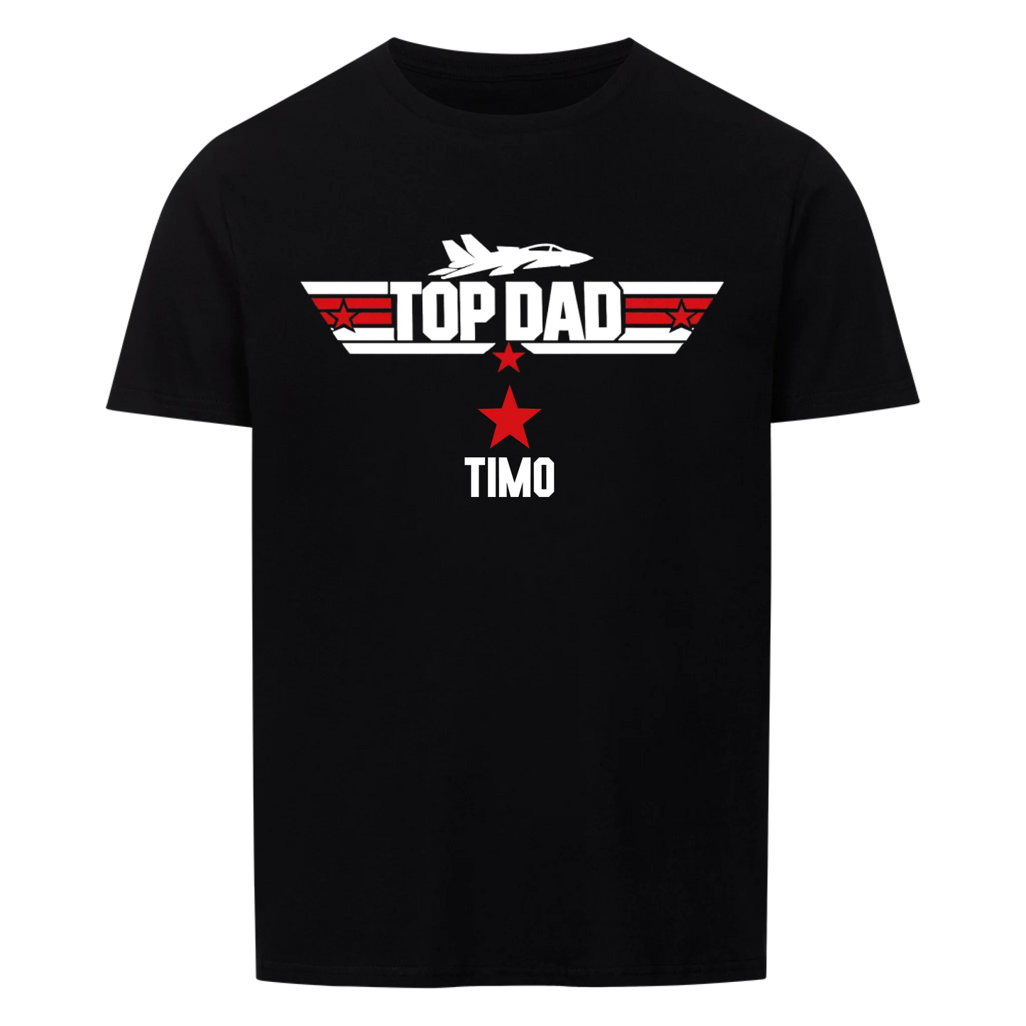 TOP DAD mit Name -- T-Shirt Unisex