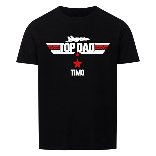 TOP DAD with name -- T-shirt unisex