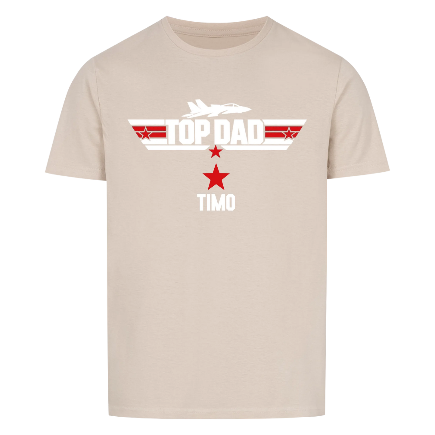TOP DAD mit Name -- T-Shirt Unisex