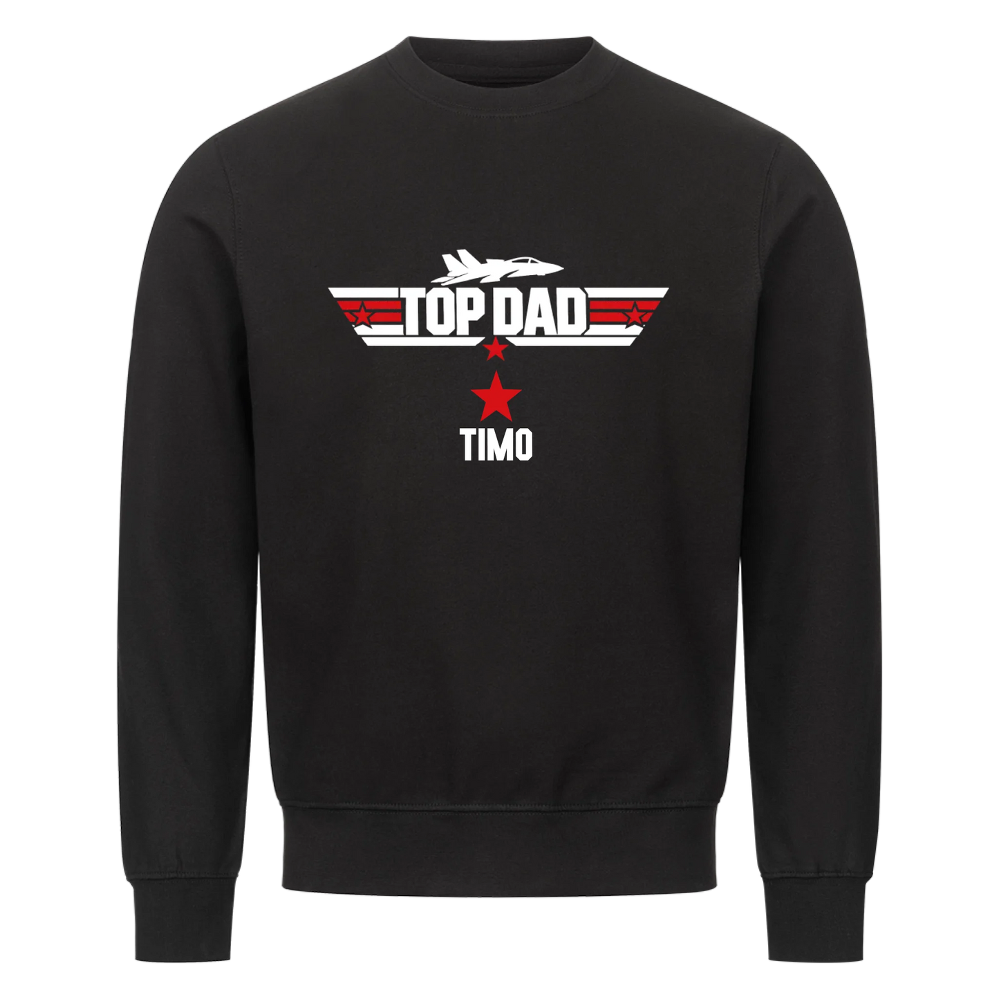 TOP DAD with Name - Sweatshirt / Sweater