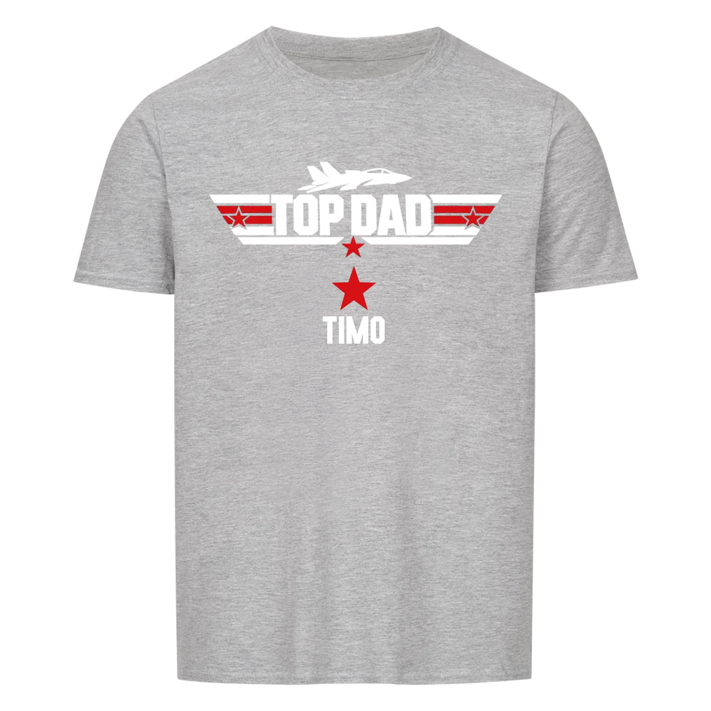 TOP DAD mit Name -- T-Shirt Unisex