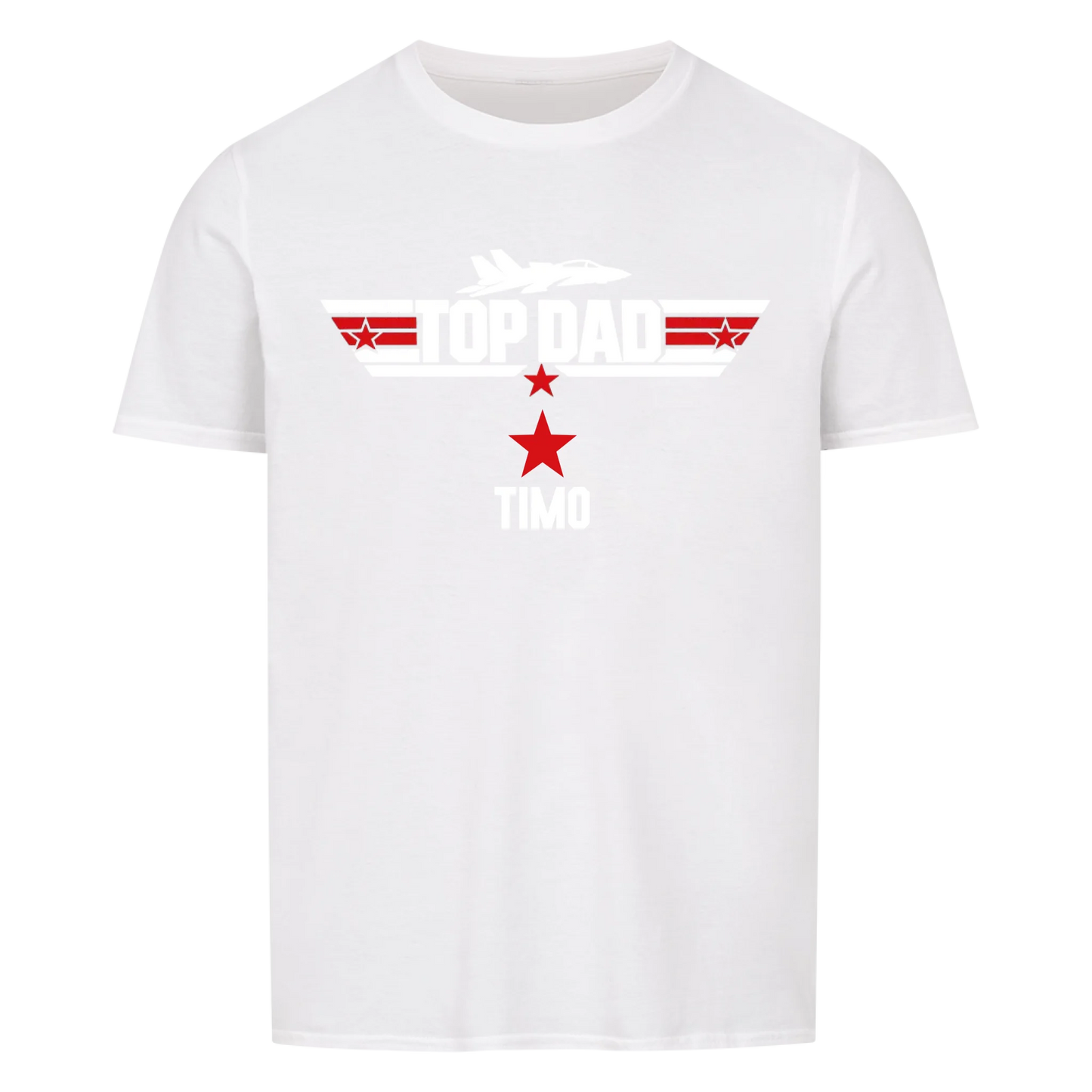 TOP DAD mit Name -- T-Shirt Unisex