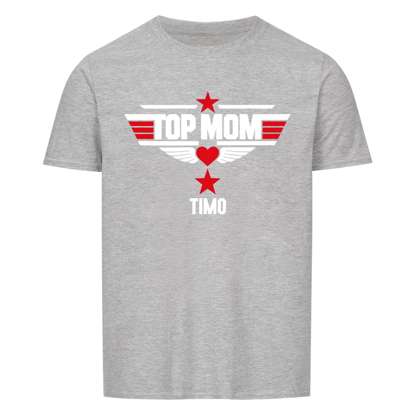 TOP MOM mit Name -- T-Shirt Unisex