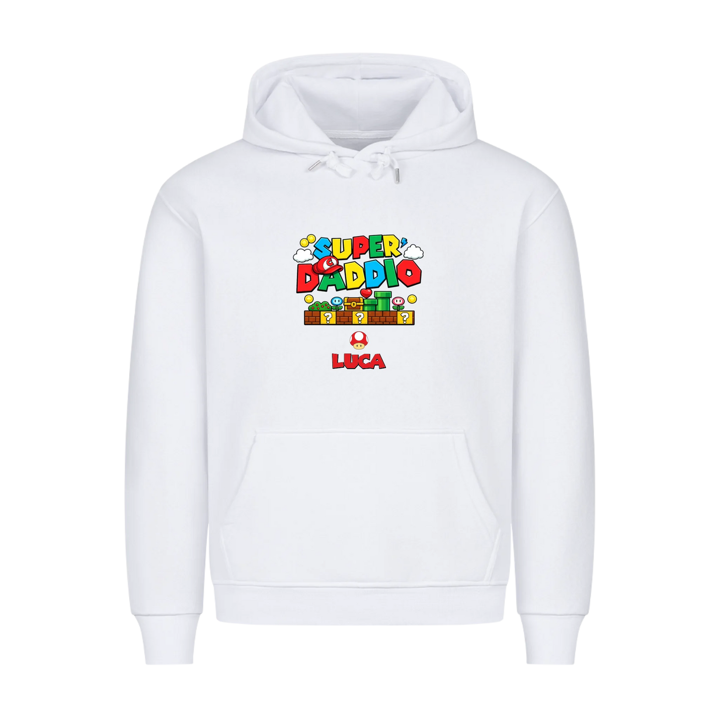 Super Daddio - Premium Hoodie - Frontdruck