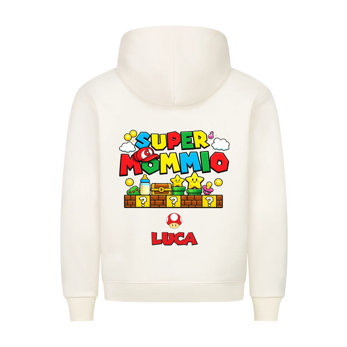 Super Mommio - Hoodie Rückendruck