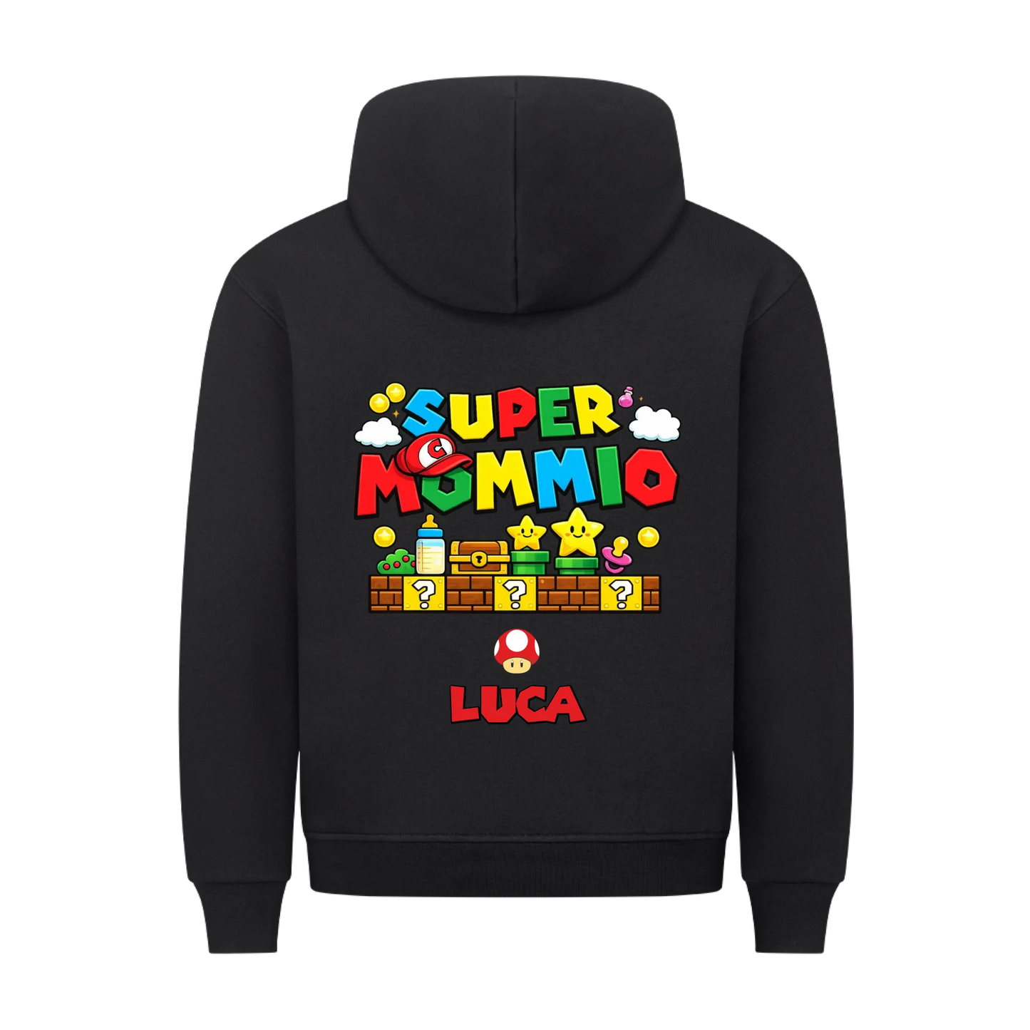 Super Mommio - Hoodie Rückendruck