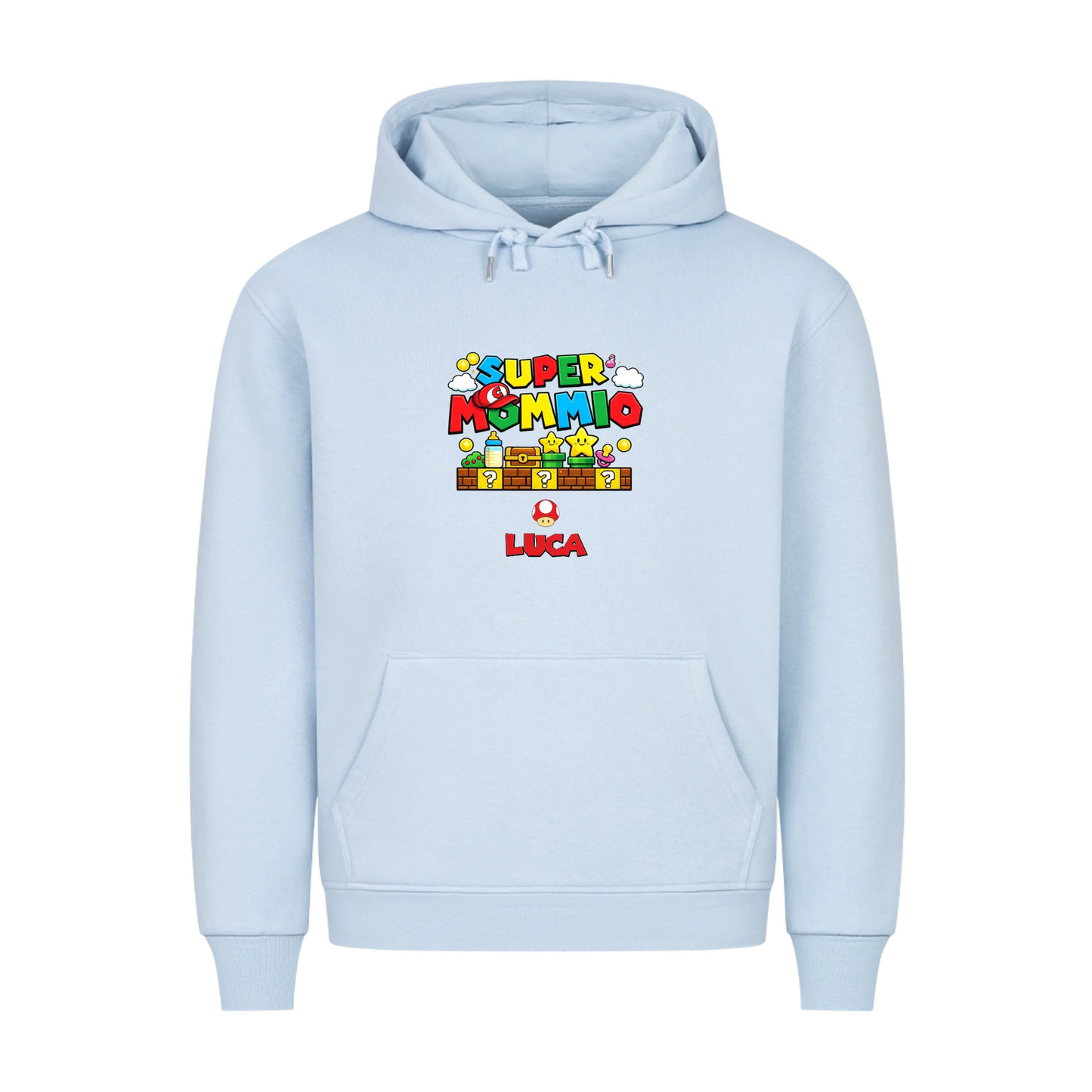 Super Mommio - Premium Hoodie - Frontdruck
