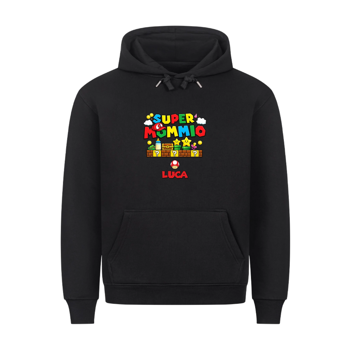 Super Mommio - Premium Hoodie - Frontdruck