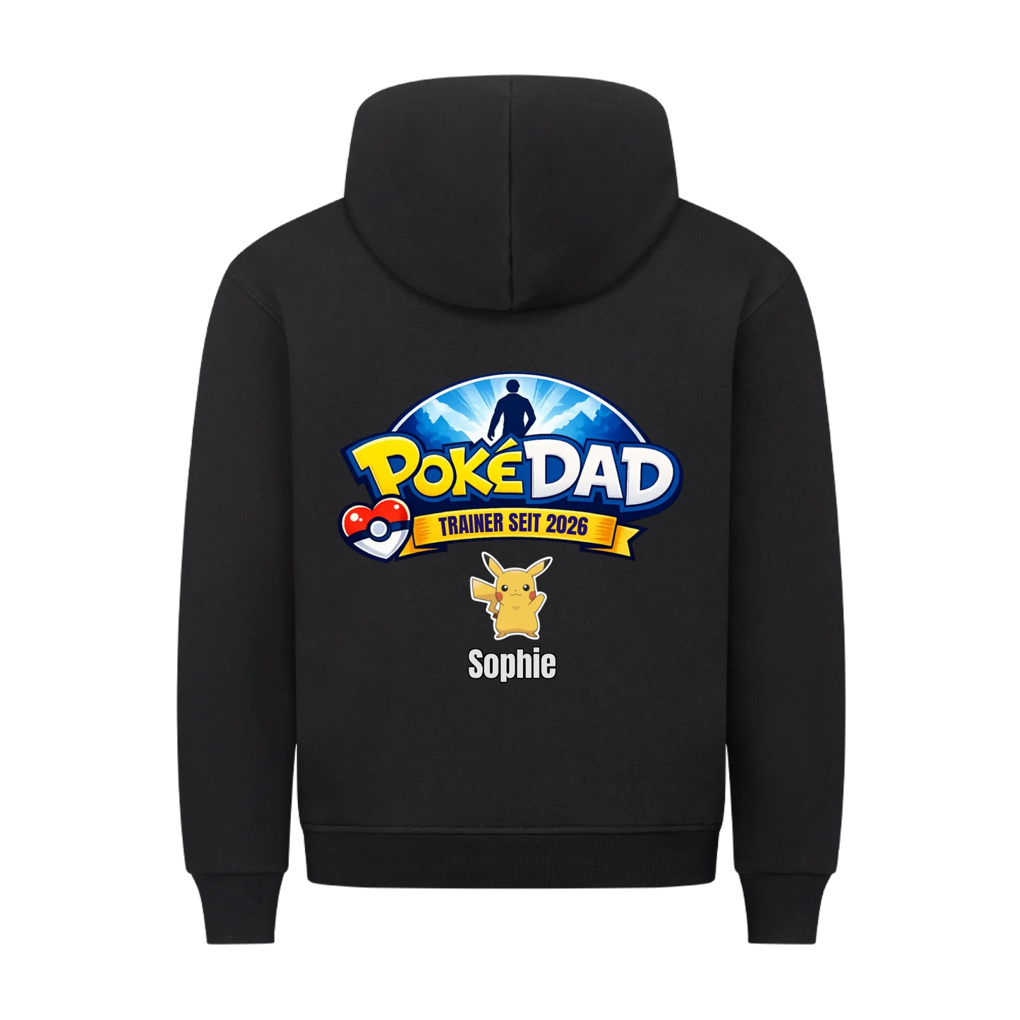 Poke Dad - Premium Hoodie Rückendruck