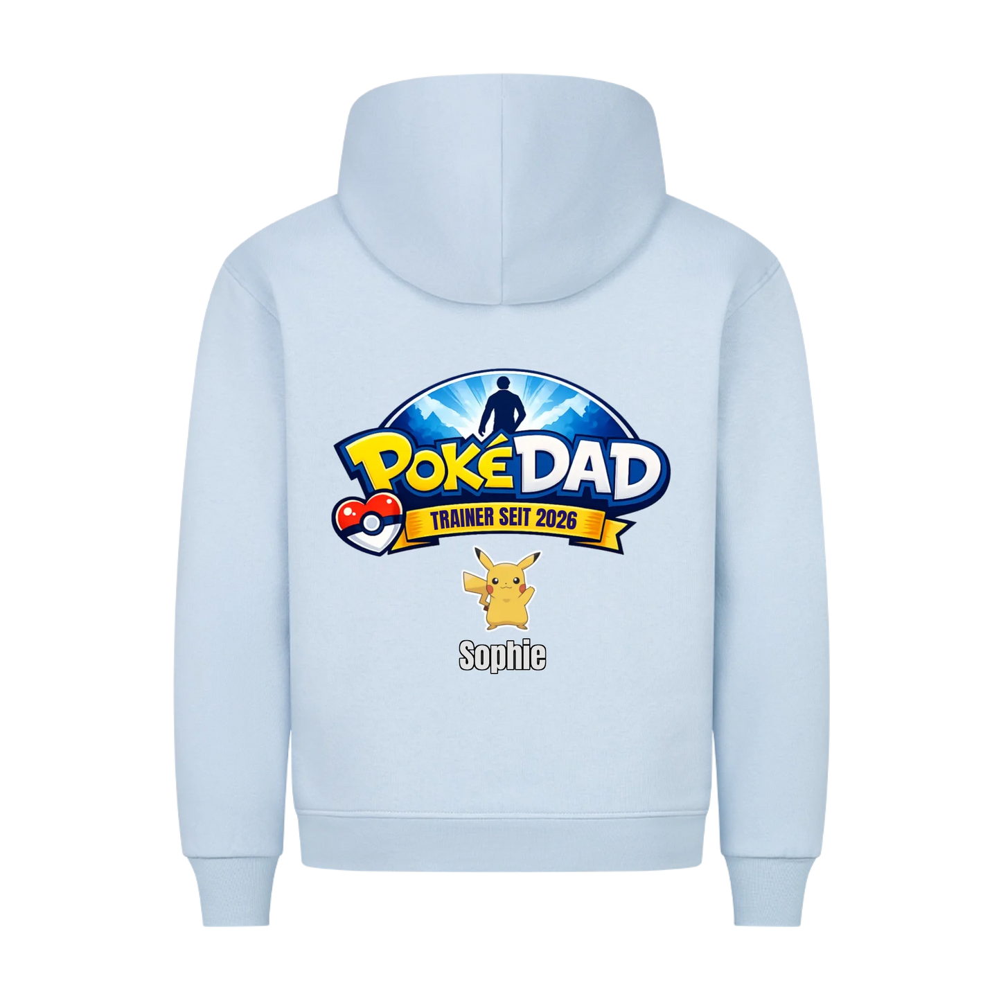 Poke Dad - Premium Hoodie Rückendruck
