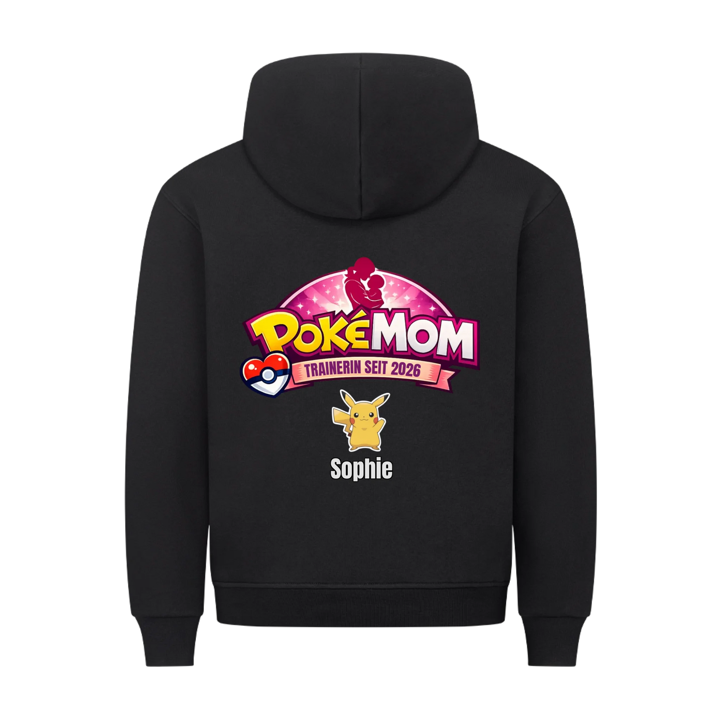 Poke Mom - Premium Hoodie Rückendruck