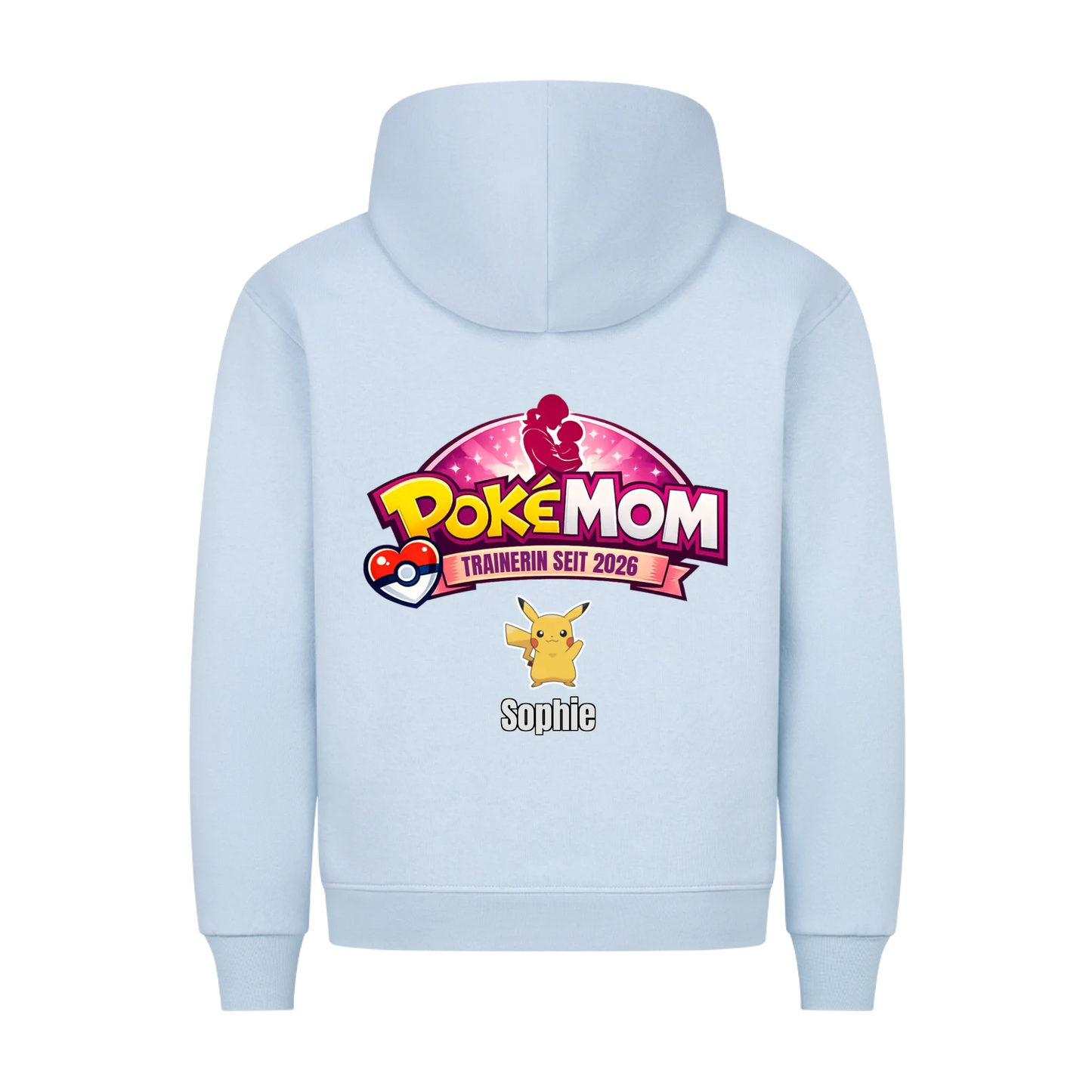 Poke Mom - Premium Hoodie Rückendruck