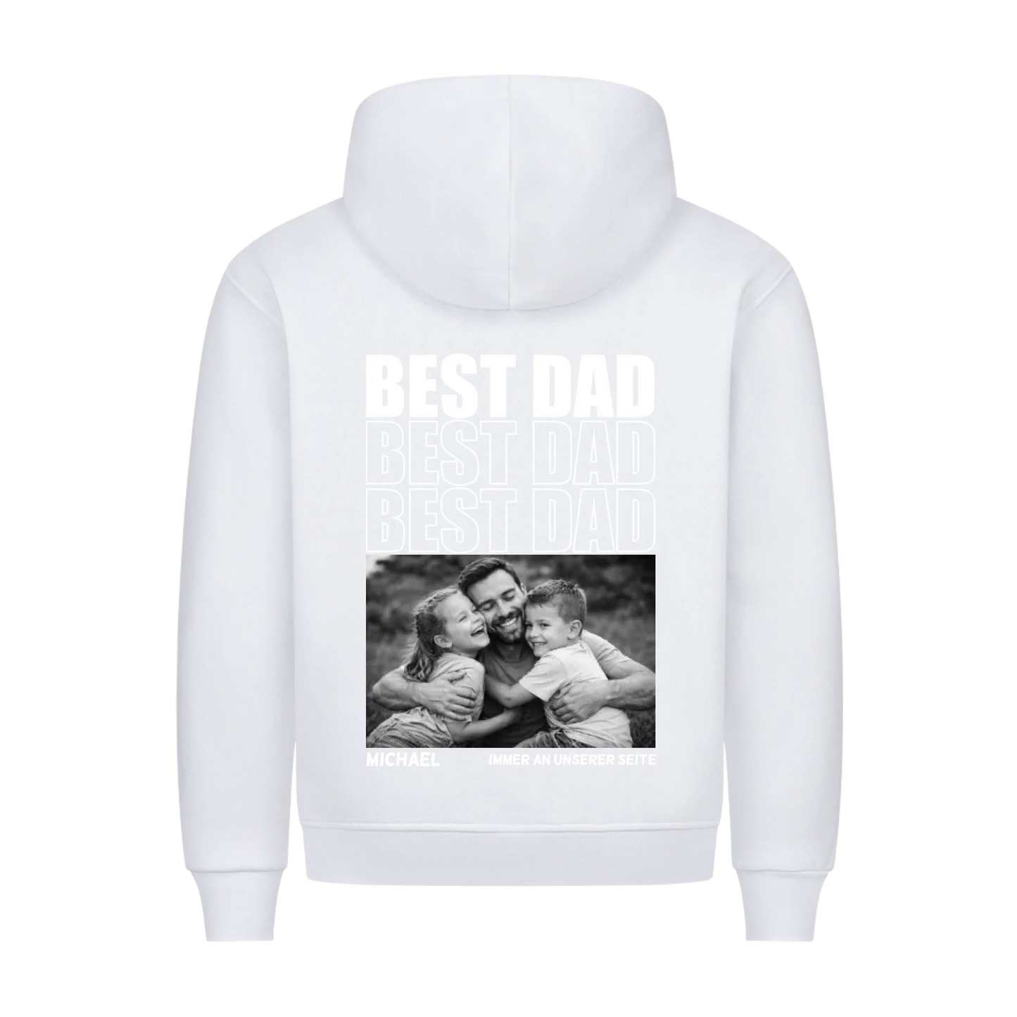 Best Dad - Premium Hoodie Rückendruck