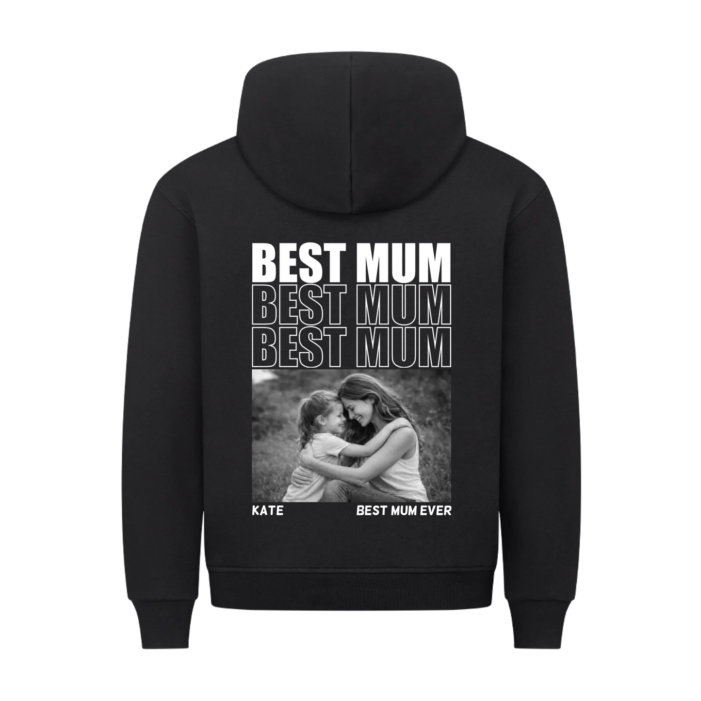 Best MUM - Premium Hoodie Rückendruck