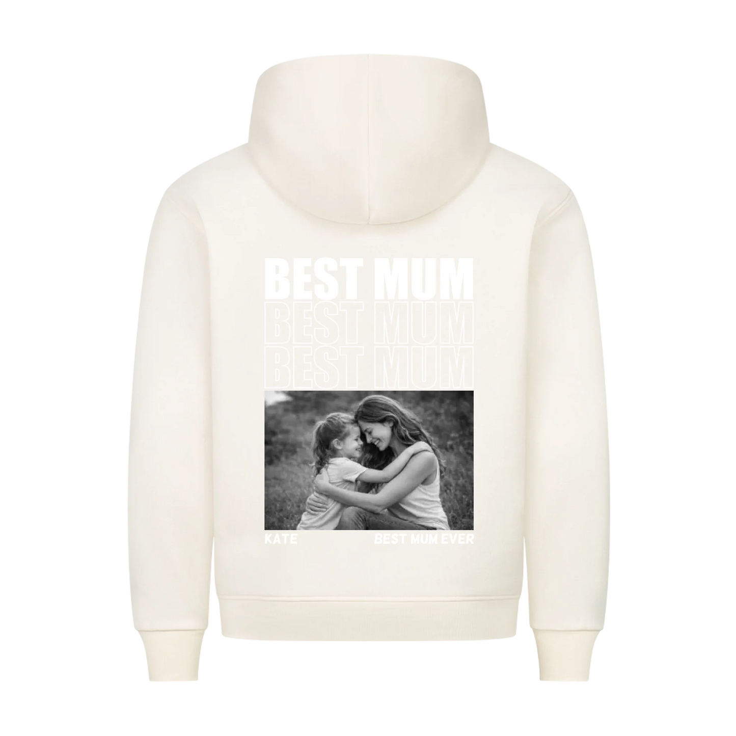 Best MUM - Premium Hoodie Rückendruck