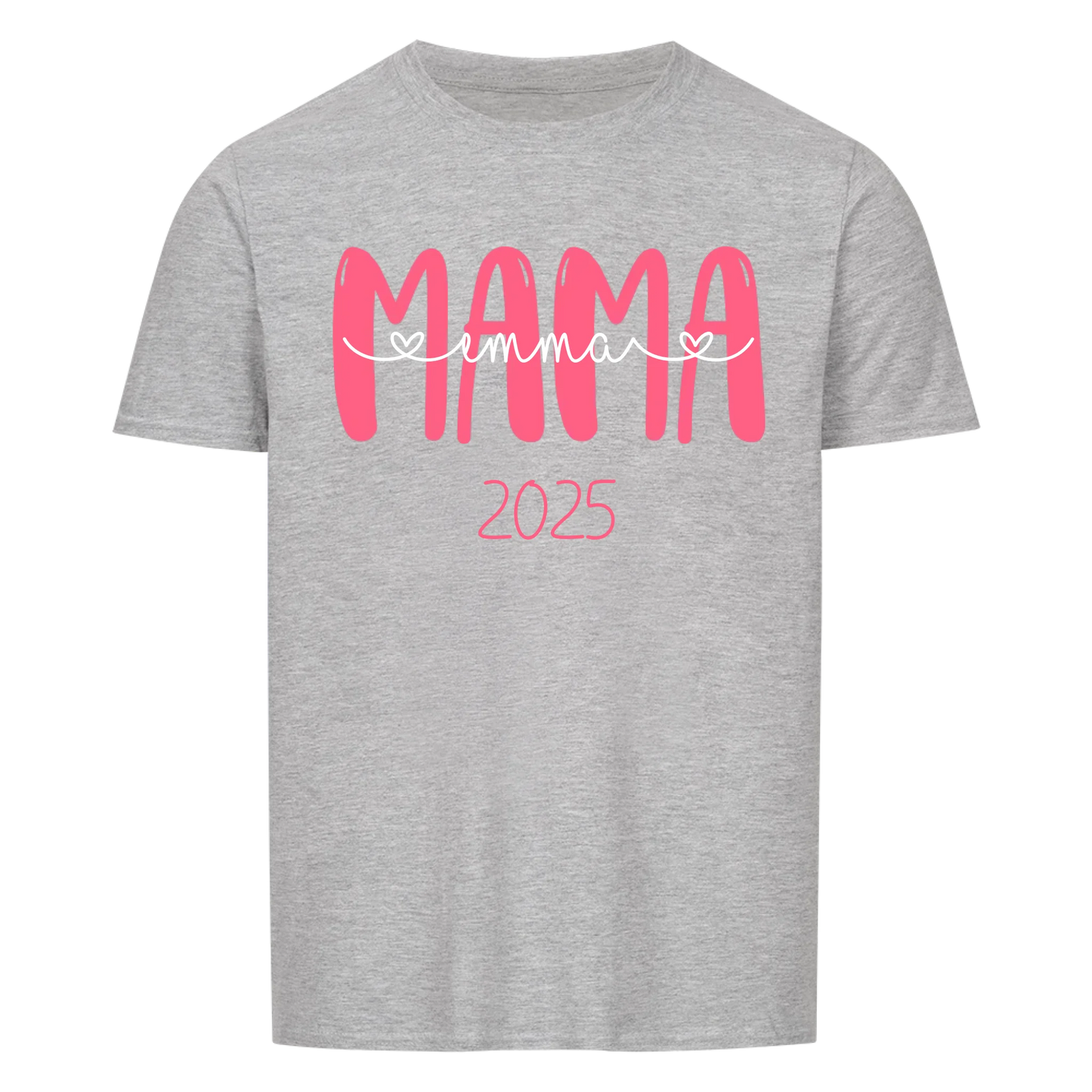 Mama Namen und Datum -- T-Shirt Unisex