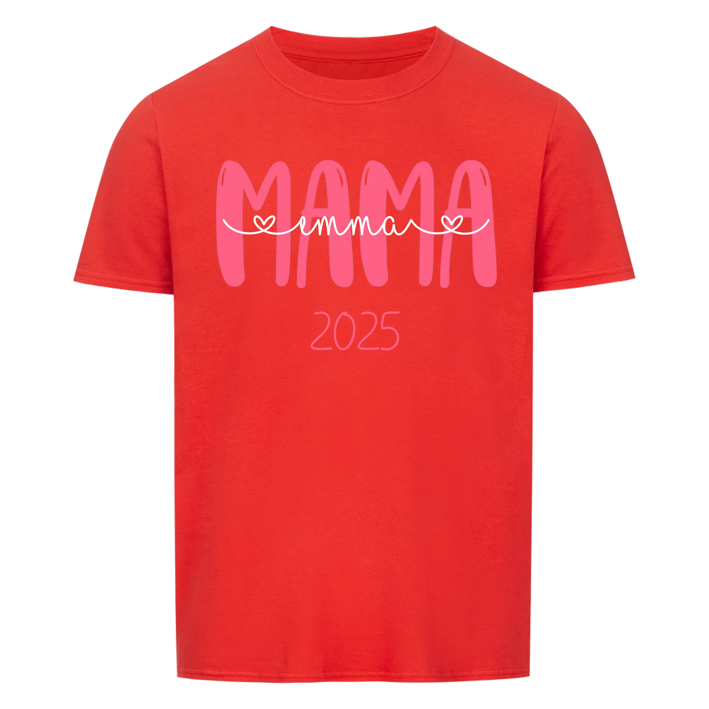 Mama Namen und Datum -- T-Shirt Unisex