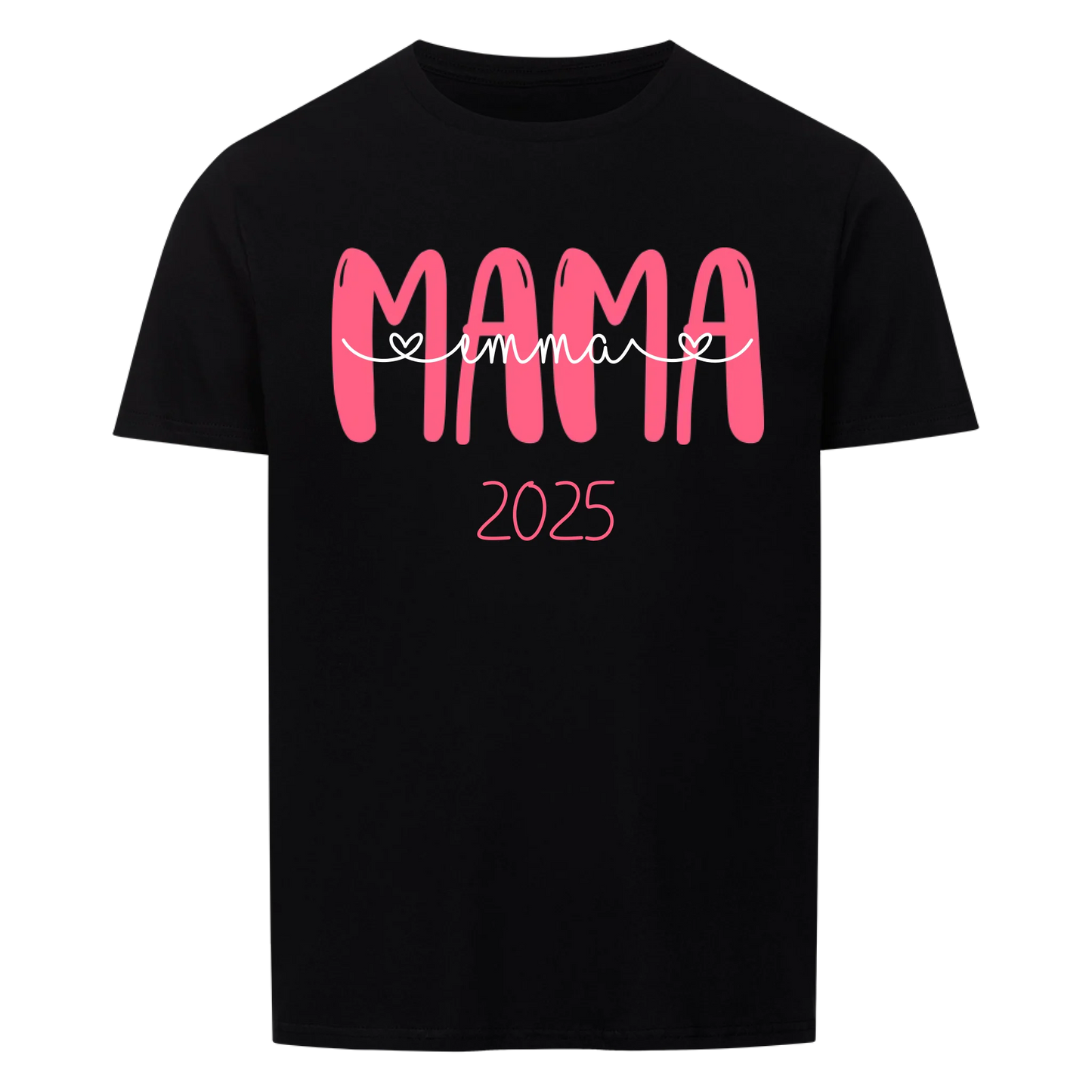 Mama Namen und Datum -- T-Shirt Unisex