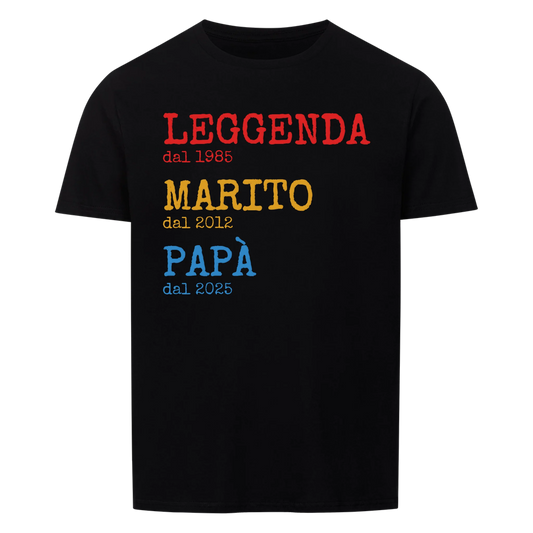 leggenda marito papà -- T-Shirt Unisex