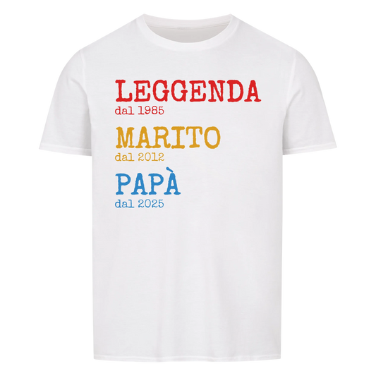 leggenda marito papà -- T-Shirt Unisex