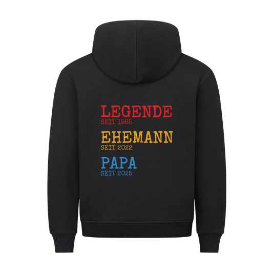 Legende Ehemann Papa -- Premium Hoodie