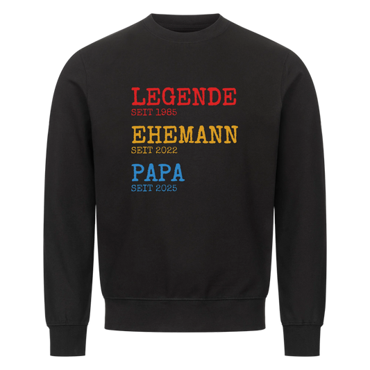 Legende Ehemann Papa -- Sweatshirt / Pulli