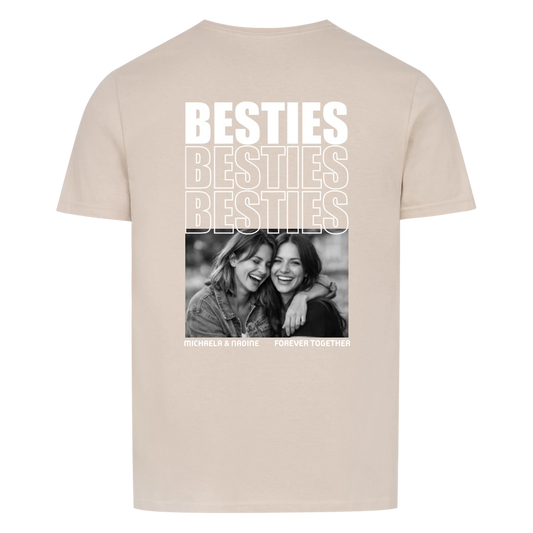 BESTIES - FOREVER - SOULMATES - BEST FRIENDS -- T-Shirt Unisex Rückendruck