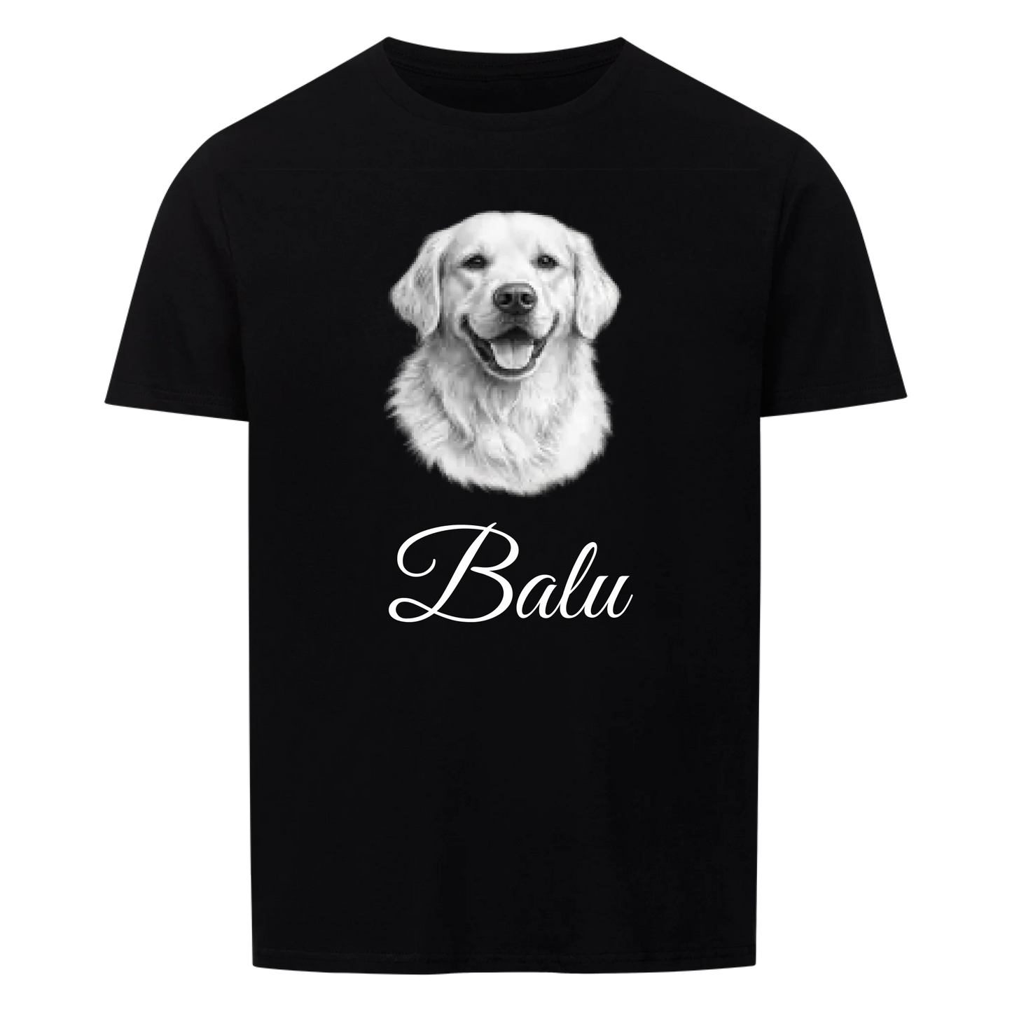 Dein Haustier als Bleistiftzeichnung - T-Shirt Unisex