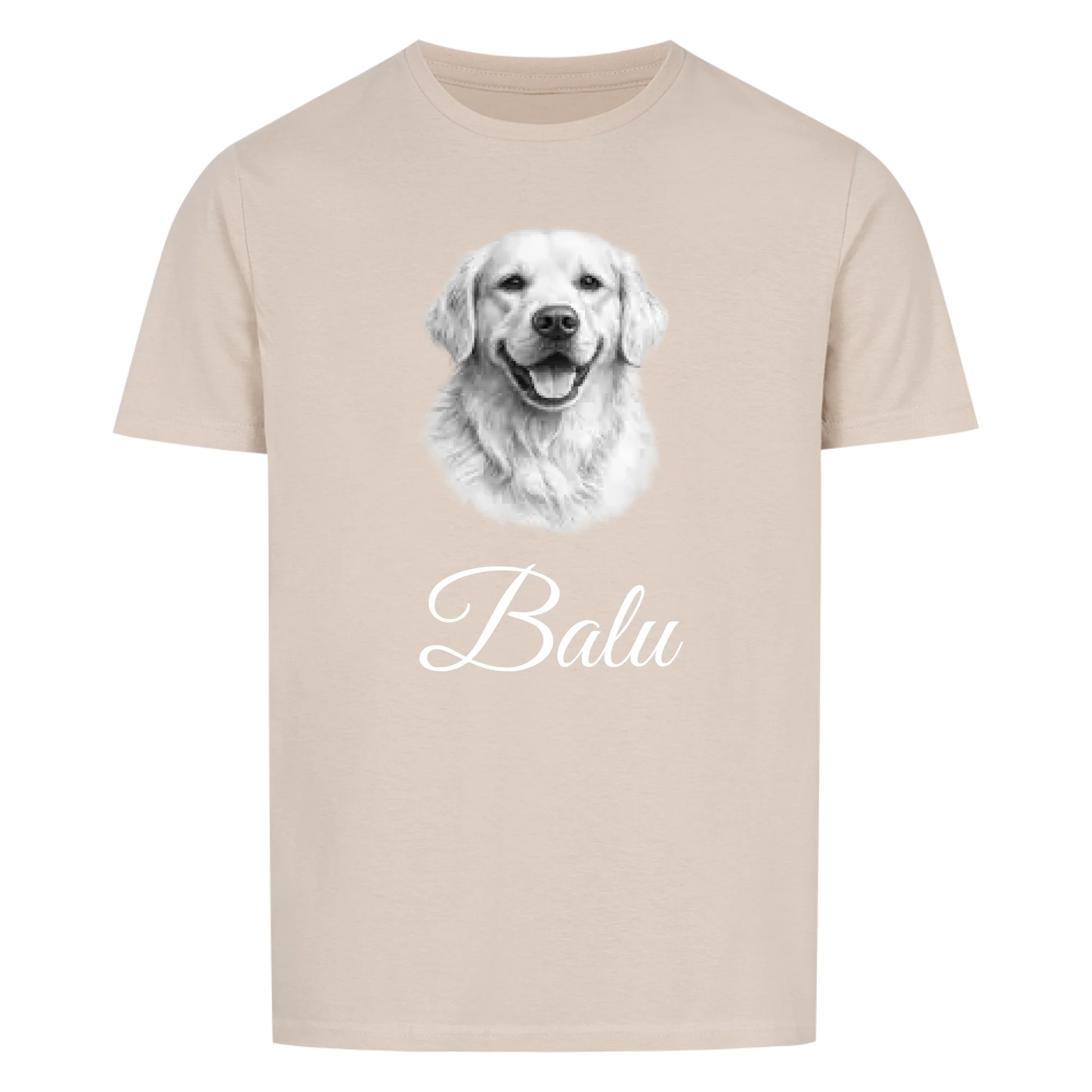 Dein Haustier als Bleistiftzeichnung - T-Shirt Unisex