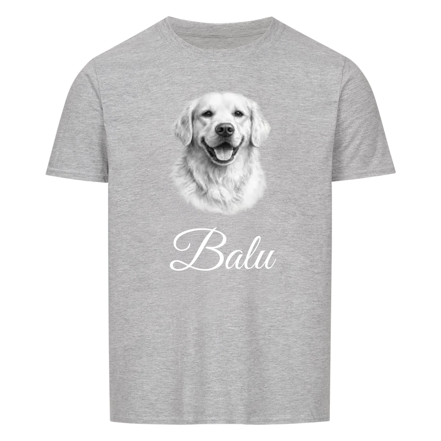 Dein Haustier als Bleistiftzeichnung - T-Shirt Unisex