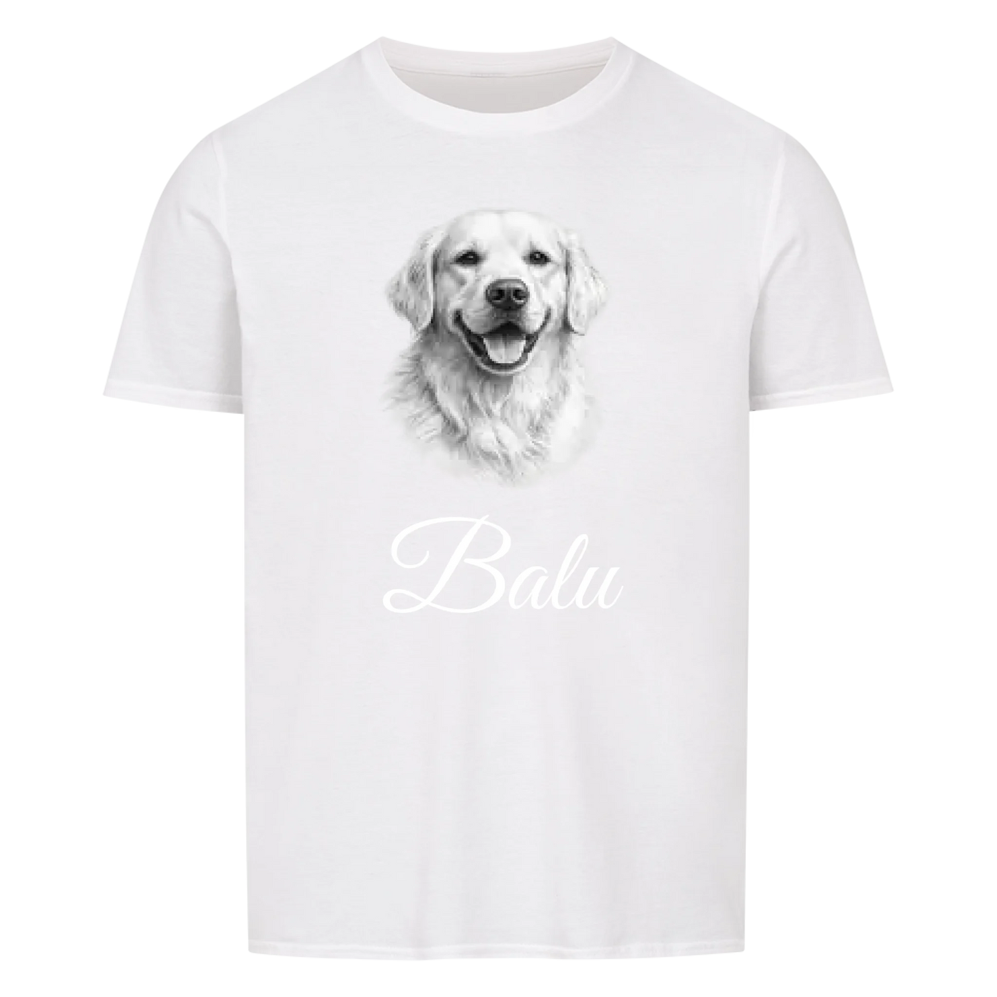 Dein Haustier als Bleistiftzeichnung - T-Shirt Unisex