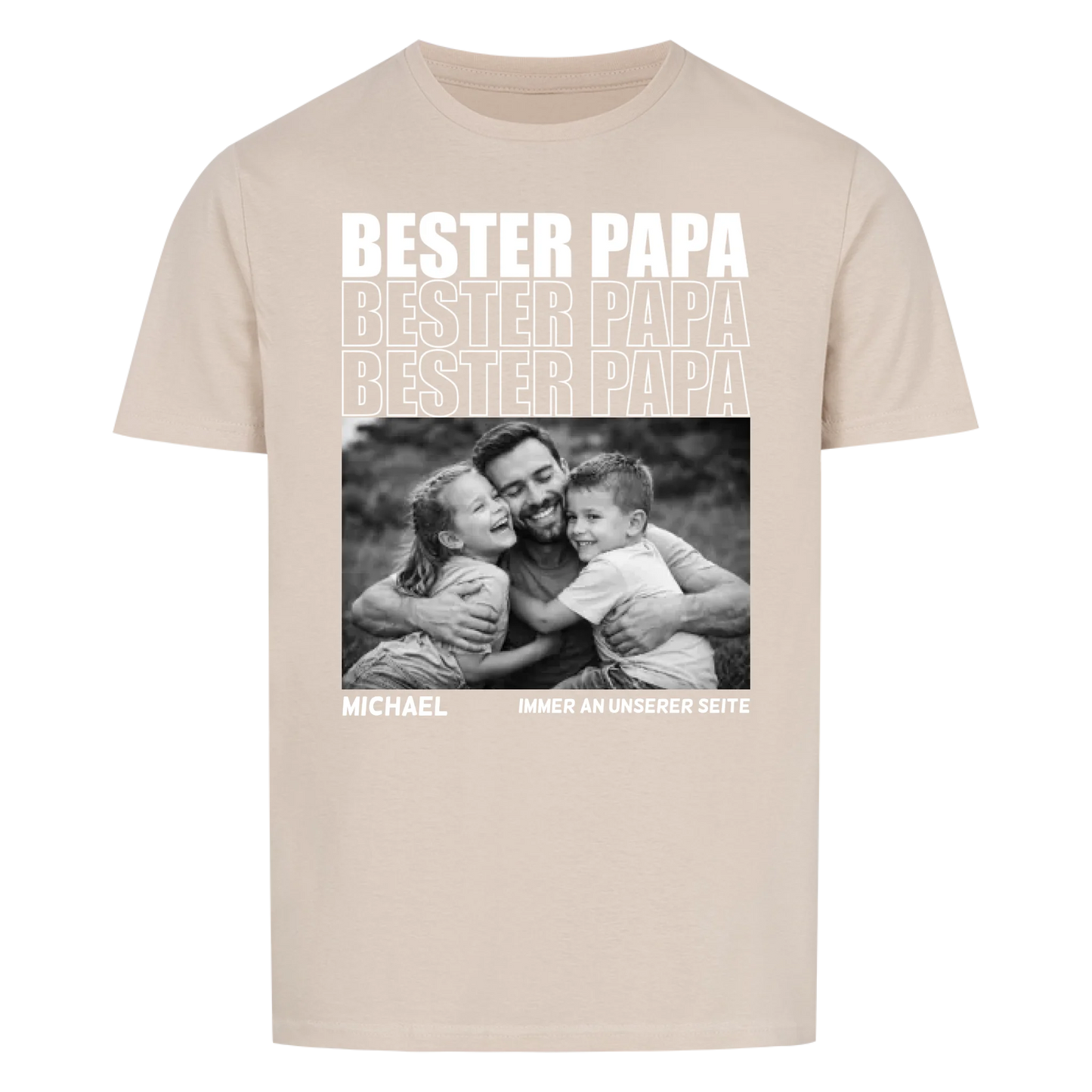 Bester Papa mit Bildern -- T-Shirt Unisex