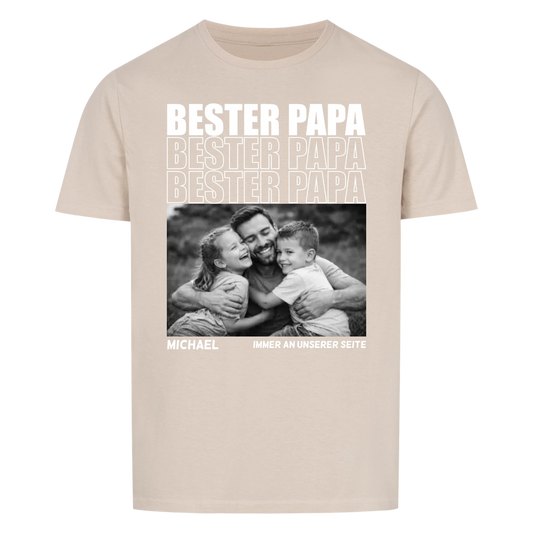 Bester Papa mit Bildern -- T-Shirt Unisex