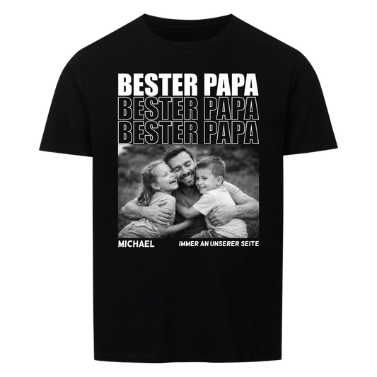 Bester Papa mit Bildern -- T-Shirt Unisex