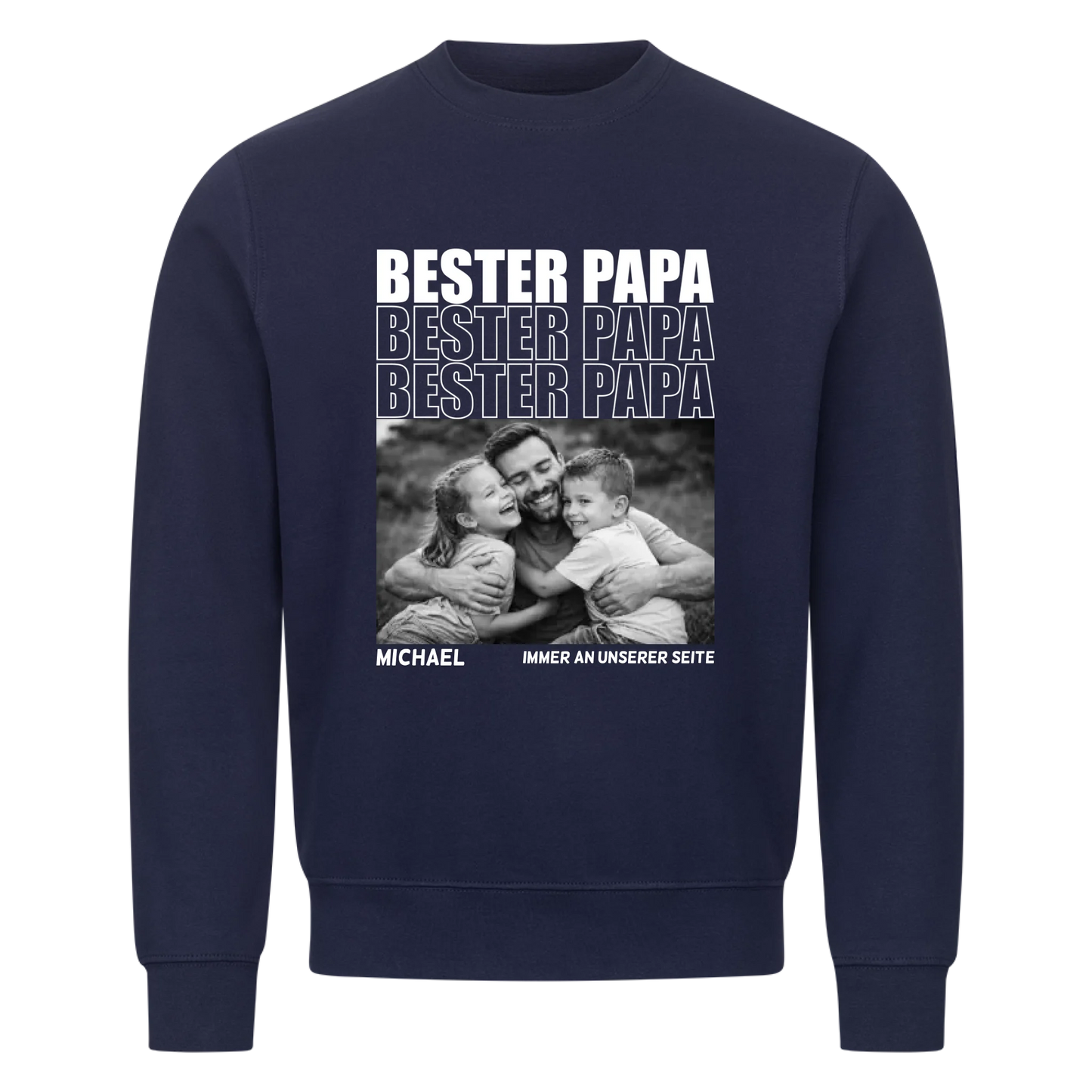 Bester Papa mit Bildern - Sweatshirt / Pulli