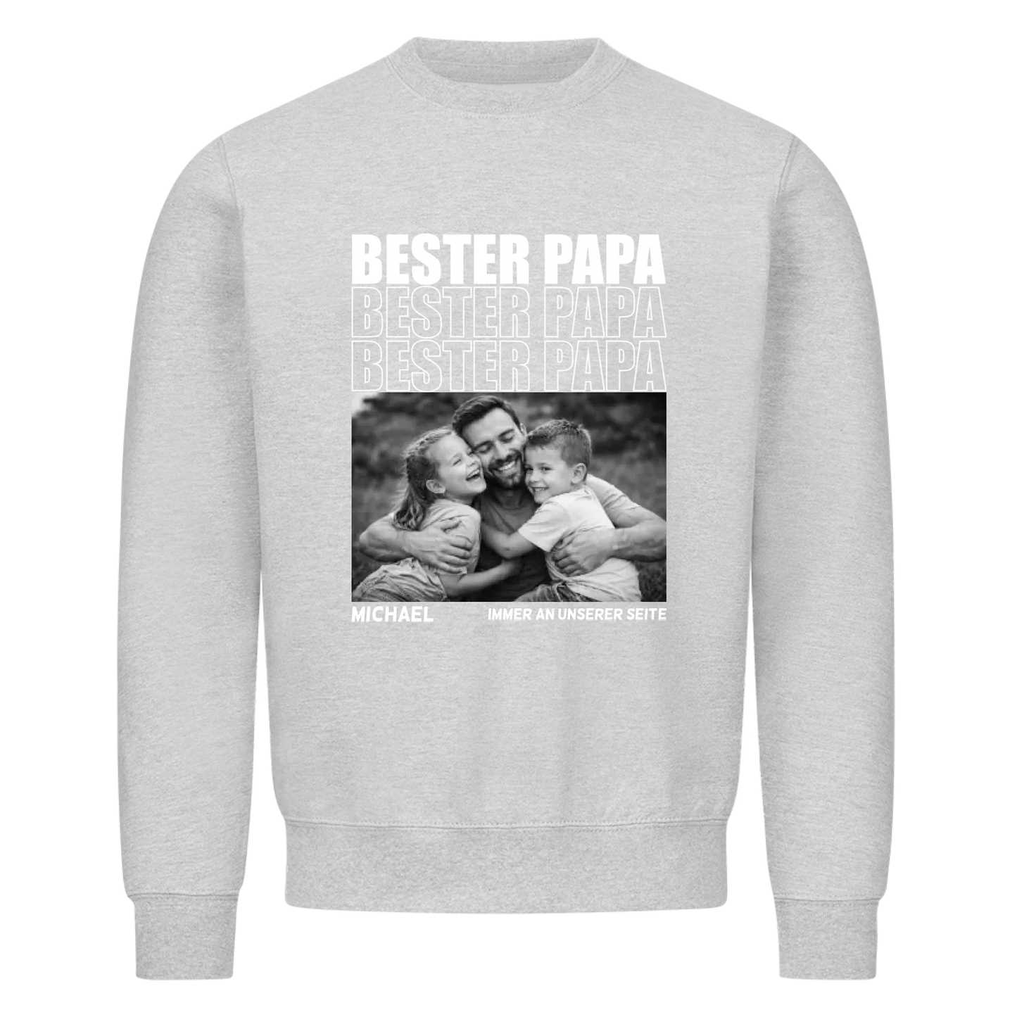Bester Papa mit Bildern - Sweatshirt / Pulli