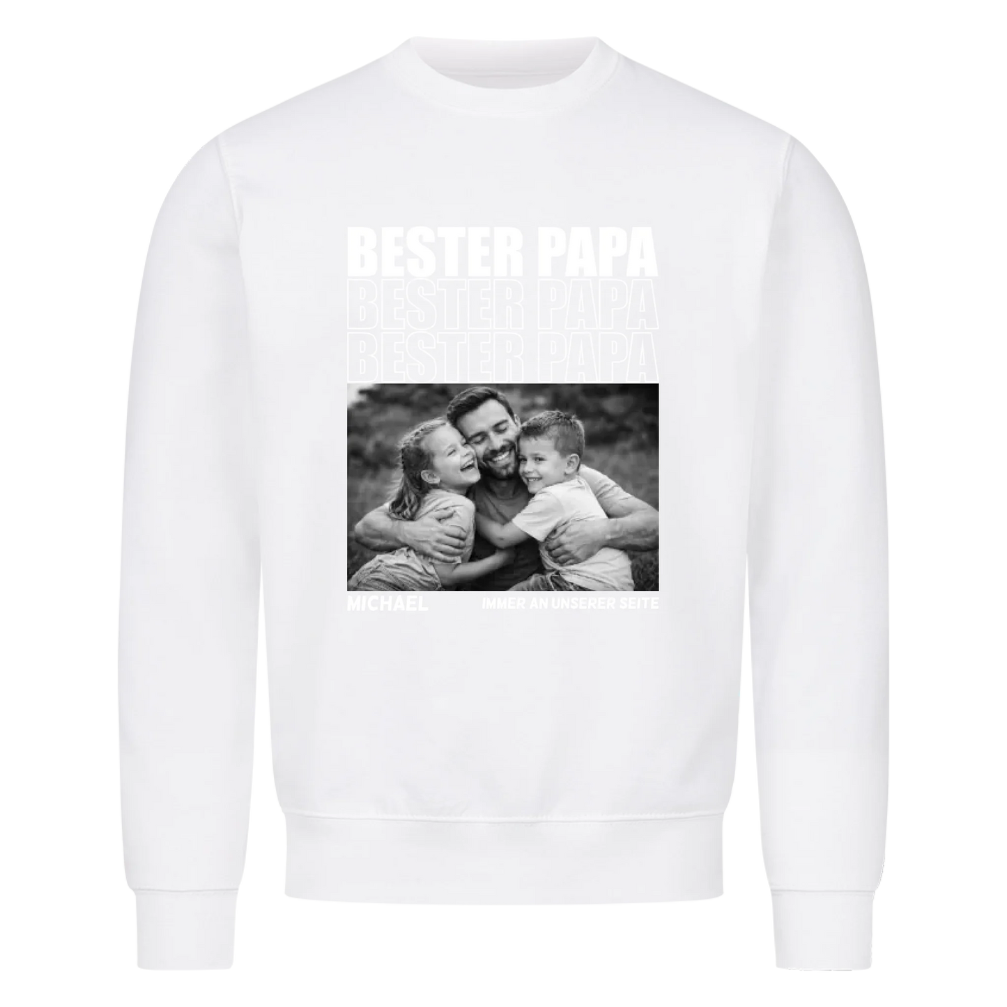 Bester Papa mit Bildern - Sweatshirt / Pulli