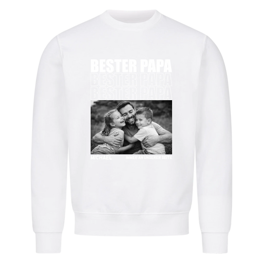 Bester Papa mit Bildern - Sweatshirt / Pulli