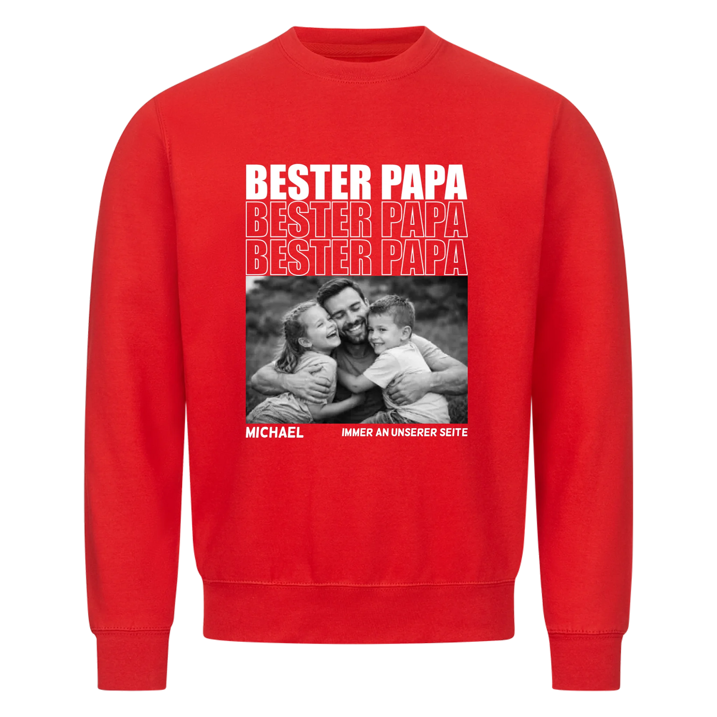 Bester Papa mit Bildern - Sweatshirt / Pulli