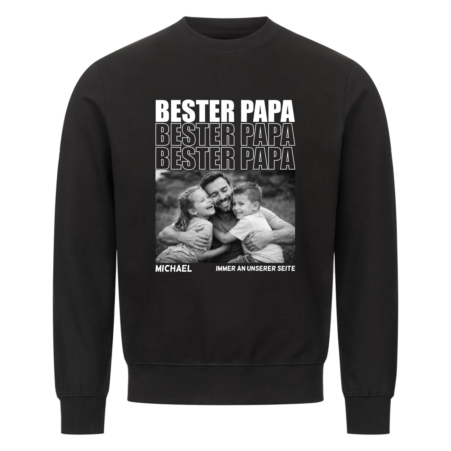 Bester Papa mit Bildern - Sweatshirt / Pulli