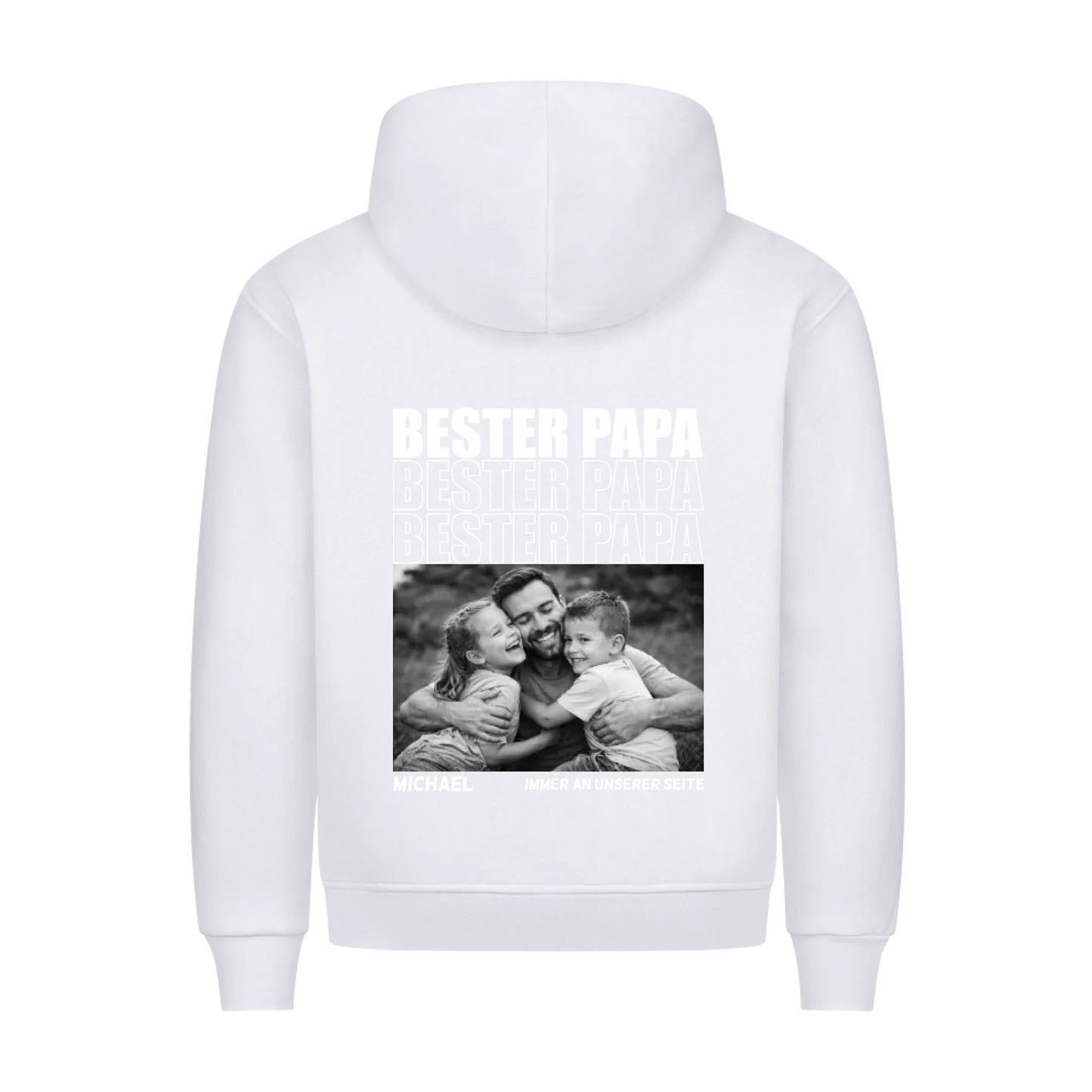 Bester Papa mit Bildern - Premium Hoodie