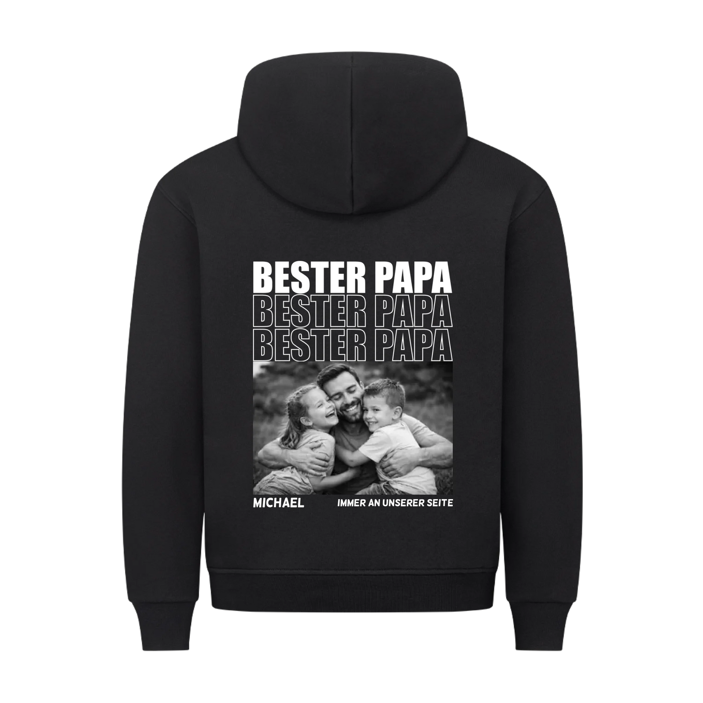 Bester Papa mit Bildern - Premium Hoodie