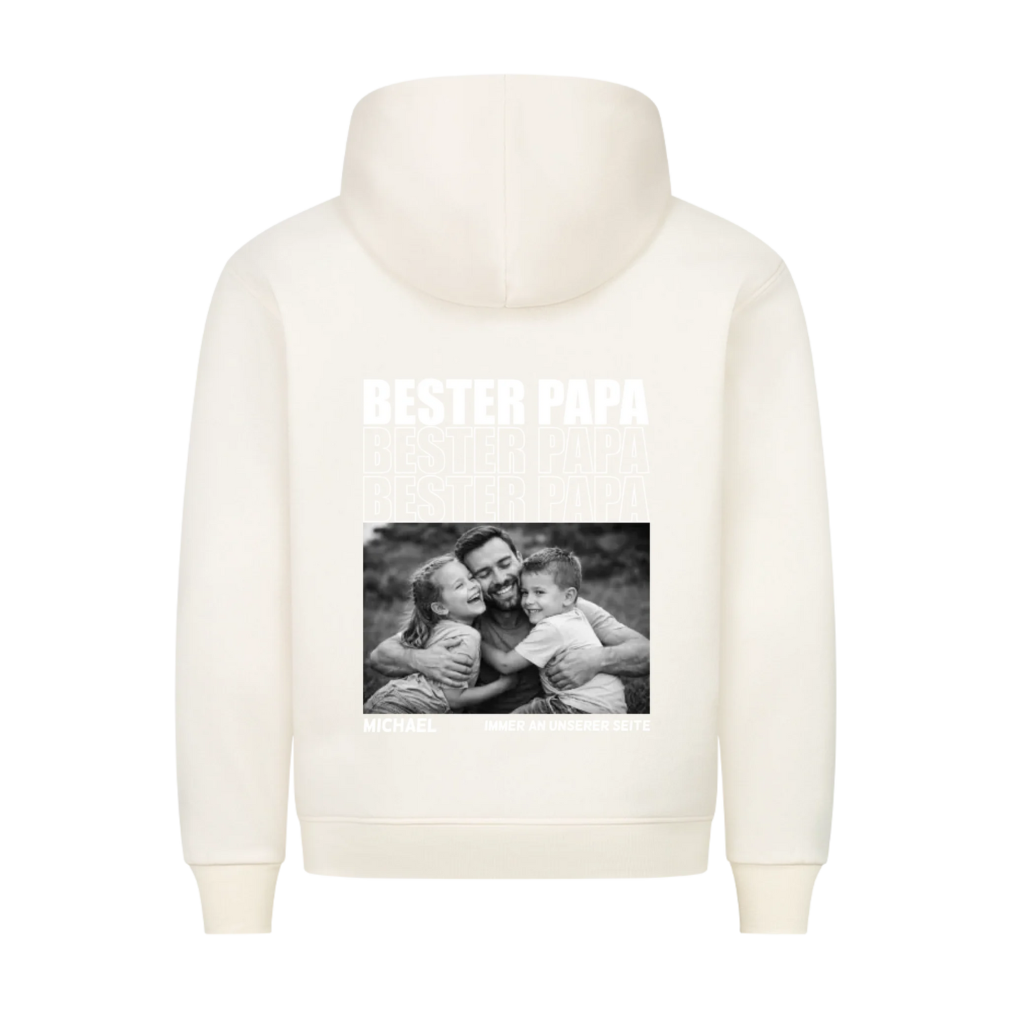 Bester Papa mit Bildern - Premium Hoodie