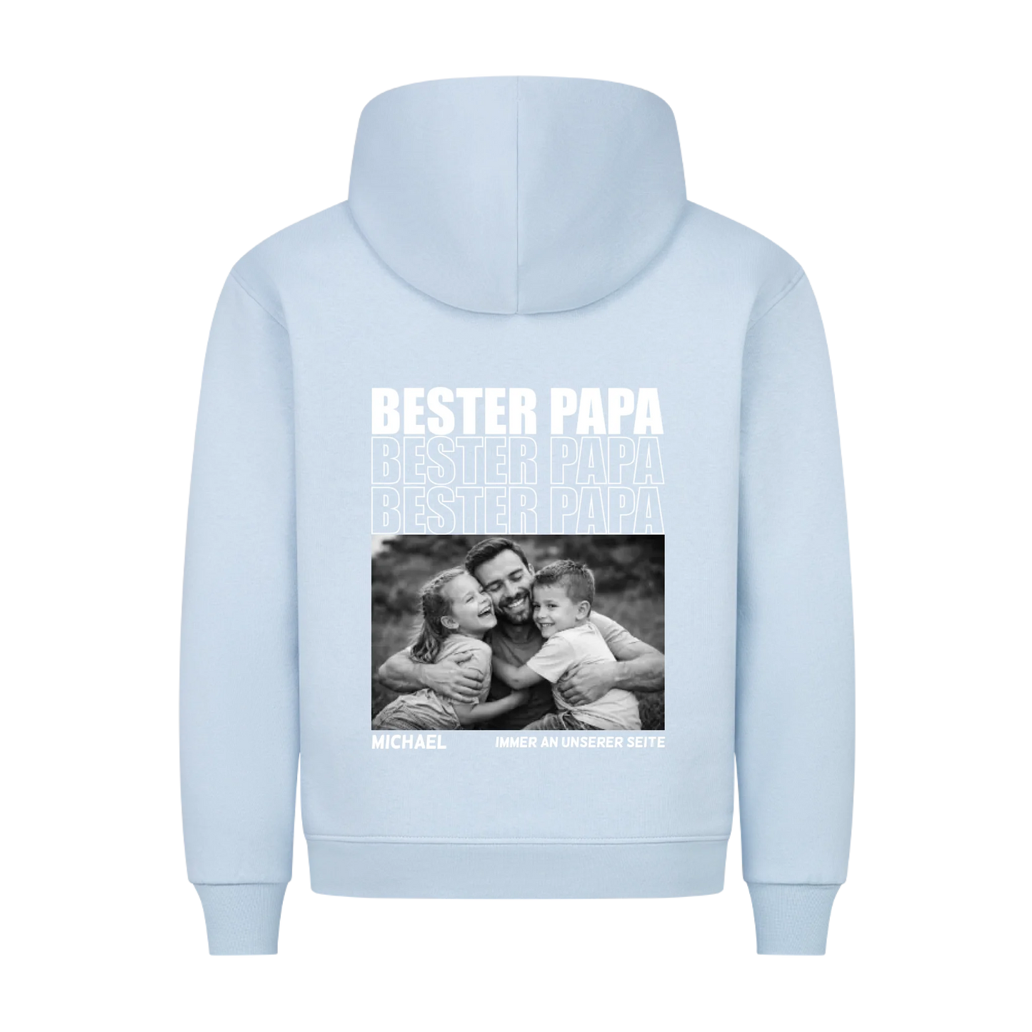 Bester Papa mit Bildern - Premium Hoodie